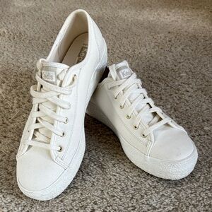 Keds Women's Cream Triple-Up Lace-Up Sneakers